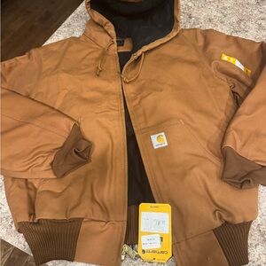 Carhartt Men's Tan Bomber Jacket